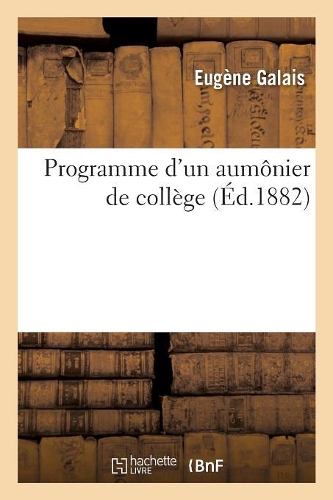 Programme d'Un Aumônier de Collège: (Religion)