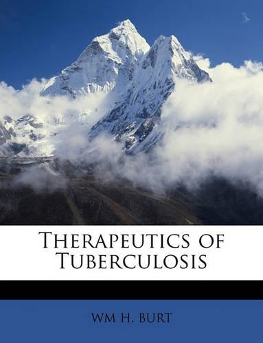 Therapeutics of Tuberculosis