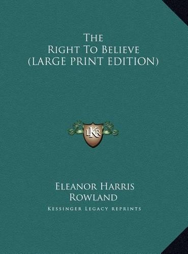 The Right to Believe