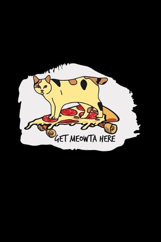 Get meowta here: 6x9 Skate - lined - ruled paper - notebook - notes