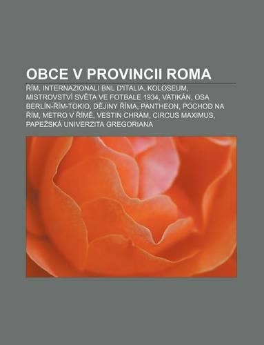 Obce V Provincii Roma