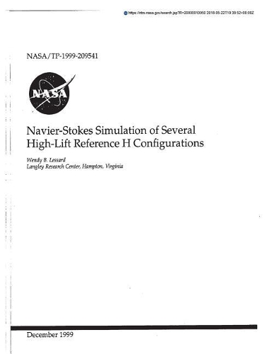 Navier-Stokes Simulation of Several High-Lift Reference H Configurations