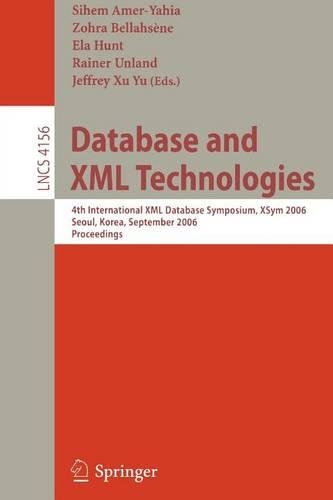 Database and XML Technologies