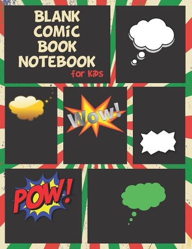 Blank Comic Book Notebook for Kids