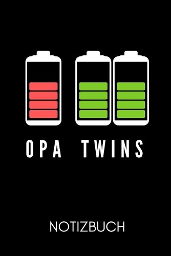 Opa Twins Notizbuch: A4 Notizbuch LINIERT liebevolles Geschenk für Opa - Opi - Grossvater- schöne Geschenkidee als Dankeschön - Weihnachtsgeschenk - zum Geburtstag