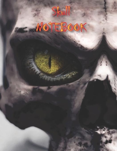 Skull NOTEBOOK: Notebooks and Journals 110 pages (8.5"x11")
