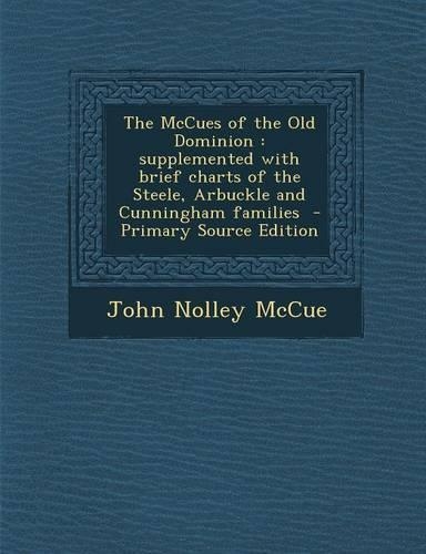 The McCues of the Old Dominion