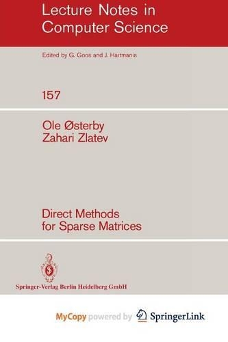 Direct Methods for Sparse Matrices