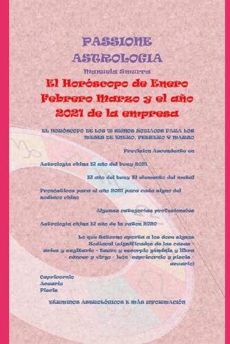 El Horóscopo de Enero Febrero Marzo y el año 2021