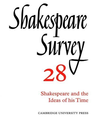 Shakespeare Survey: (Series Number 28 Shakespeare Survey)