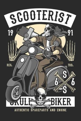 skull biker: notebook a5 notebook a5 lined notebook a5 softcover notebook a5 lined notebook