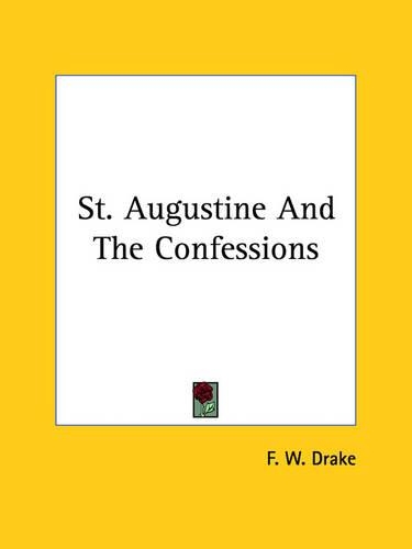 St. Augustine And The Confessions
