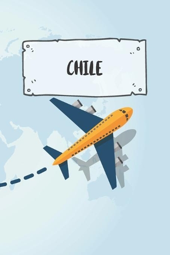 Chile: Dotted Travel Diary Notebook or Journey Dotted Grid Journal - Holiday Trip Pocketbook for Men and Women with Dots