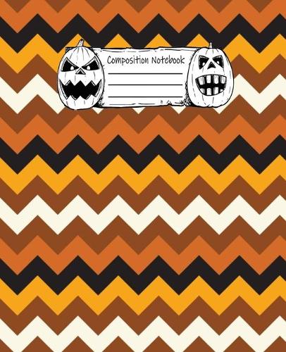 Abstract Halloween Pattern Volume 20 College Ruled Journal: 110 Blank Lined Wide Ruled (7.5 x 9.25) Pages to Jot Down Your Thoughts