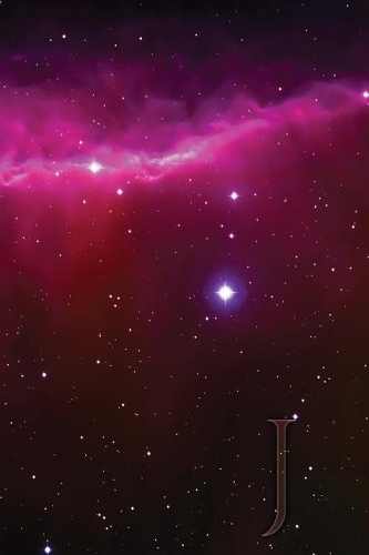 Monogram J Notebook: Blank Journal Diary Memoir Log Logue(10 Monogram Galaxy 150 Lined)