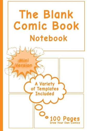 Blank Comic Book Notebook - Mini Version
