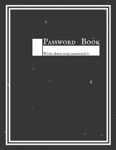 Password Book Write Down Your Password