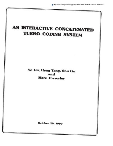 An Interactive Concatenated Turbo Coding System