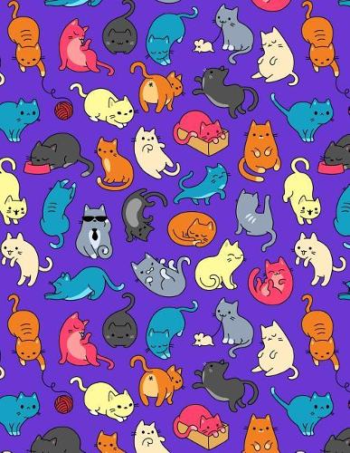 My Big Fat Journal Notebook For Cat Lovers Fun Cat Pattern 7