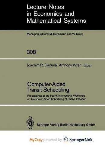 Computer-Aided Transit Scheduling