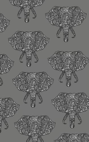 Creaturely Elephant Notebook: Blank Lined Journal, 5 X 8 Inches with 150 Pages