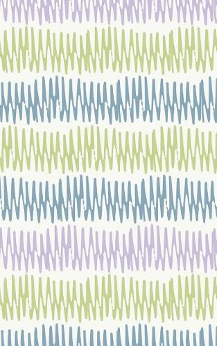 Colorful Chevron Waves - Lined Notebook with Margins - 5x8: 101 Pages, 5 x 8, College Ruled, Journal, Soft Cover