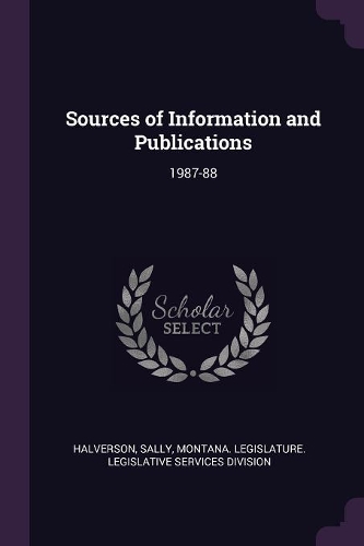 Sources of Information and Publications