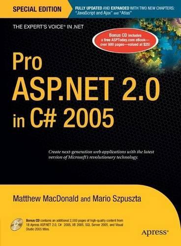Pro ASP.NET 2.0 in C# 2005, Special Edition