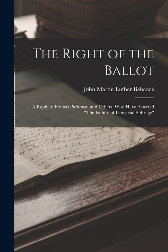 The Right of the Ballot