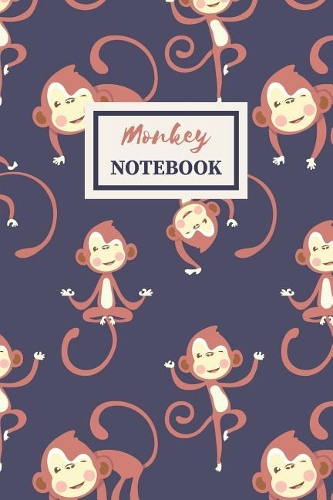 Cahier de Singe Monkey Notebook: Joli Journal-Cadeau Pour Filles Carnet de Notes