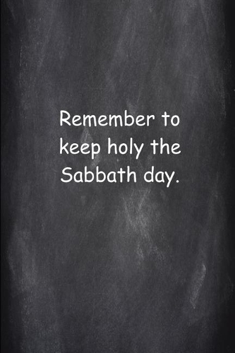 2019 Weekly Planner Religious 3rd Commandment Chalkboard Style: 2019 Planners Calendars Organizers Datebooks Appointment Books Agendas