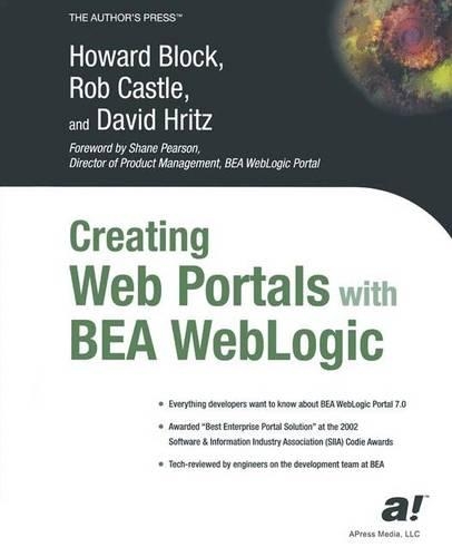 Creating Web Portals with BEA WebLogic