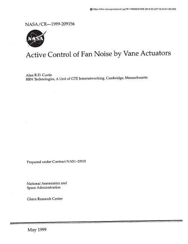 Active Control of Fan Noise by Vane Actuators