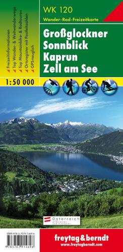 Grosglockner - Sonnblick -  Kaprun - Zell am See Hiking + Leisure Map 1:50 000