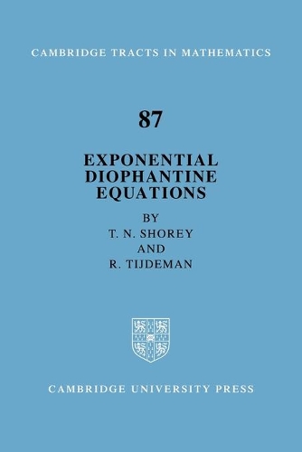 Exponential Diophantine Equations: (Series Number 87 Cambridge Tracts in Mathematics)