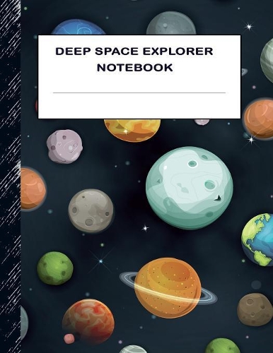 Deep Space Explorer Notebook: Boys' and Girls Fun Handwriting and Printing Practice Notebook for Grades K-2-3