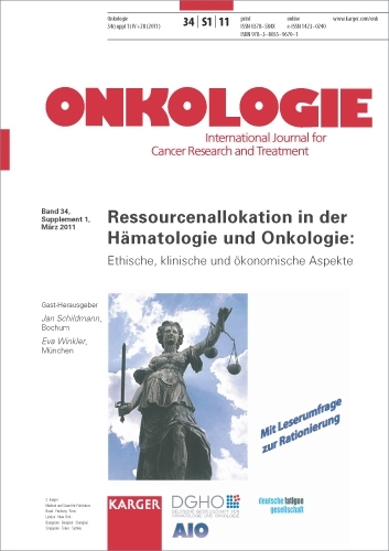 Ressourcenallokation in der Hämatologie und Onkologie