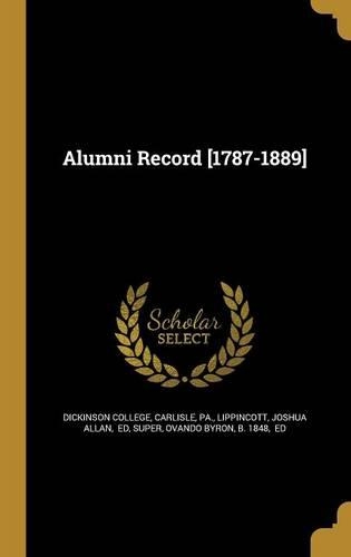 Alumni Record [1787-1889]