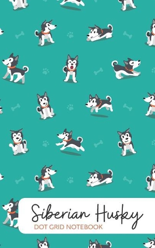 Siberian Husky Dot Grid: 200 Page Notebook