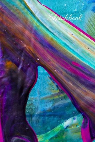 Sketchbook: A Water Color Themed Personalized Artist Sketch Book Notebook and Blank Paper for Drawing, Painting Creative Doodling or Sketching