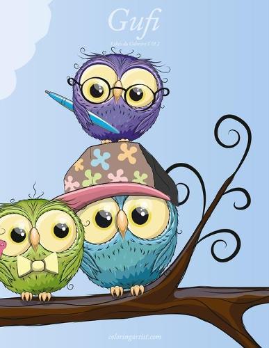 Gufi Libro da Colorare 1 & 2: (Gufi)