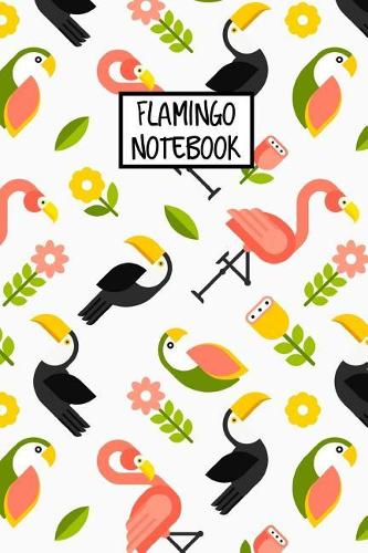 Flamingo Notebook: Blank Lined Journal Gift Perfect For Writing, Book: 102 Pages