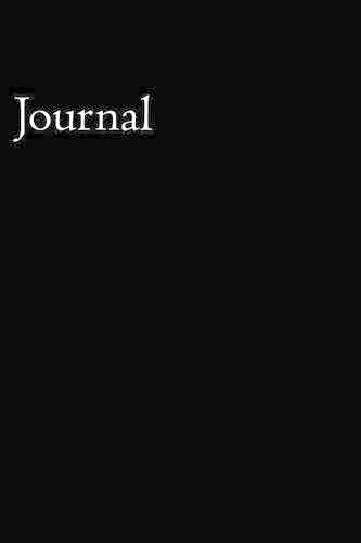 Journal: A 6 x 9 Black Diary Notebook