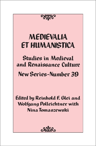 Medievalia et Humanistica, No. 39