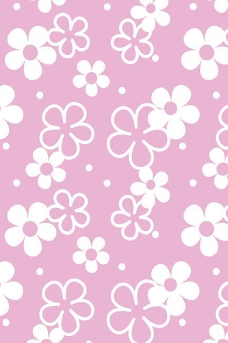 Cute Floral Pattern Notebook: Dot Grid Journal 6 X 9