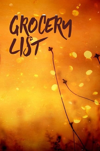 Grocery List: Food planning Organizer and Shopping to do list - Weekly Meal Planner Pad and Grocery List Notepad (6 x 9 110 Page Ruled)