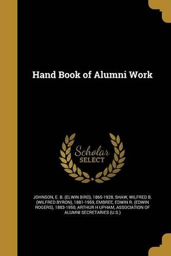 Hand Book of Alumni Work