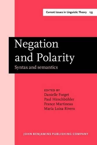 Negation and Polarity