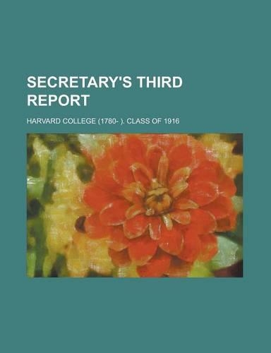 Secretary's Third Report