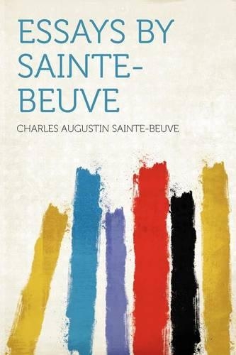 Essays by Sainte-Beuve
